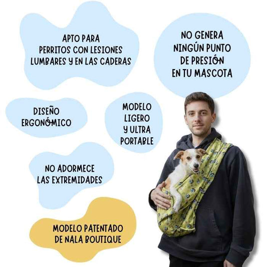 Fular ergonómico para perros y gatos – Nala Boutique