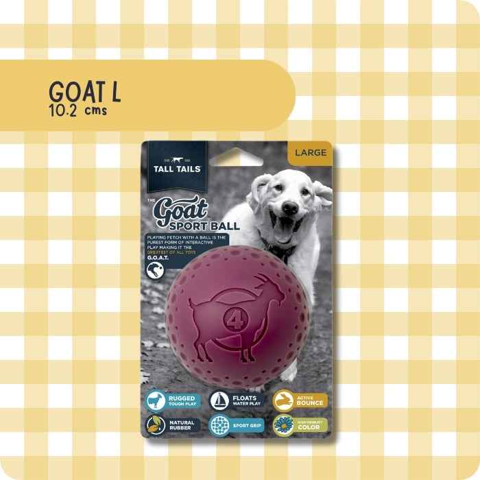Juguete interactivo para perros – Pelota deportiva GOAT
