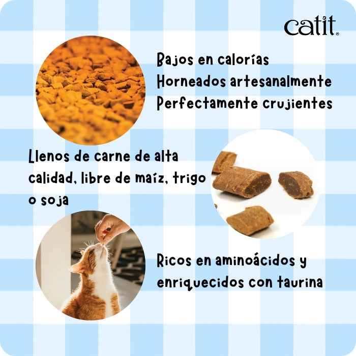Catit Nibbly Snack horneado para gatos - 90gr