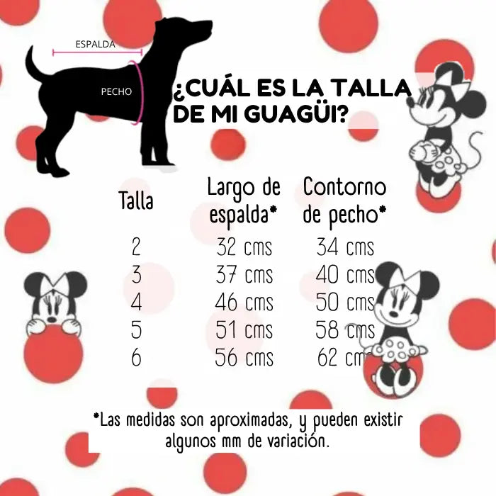 Disfraz de Minnie para perros y gatos | Confección Nacional
