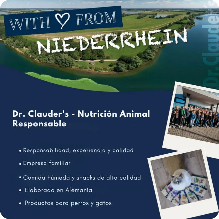 Snacks naturales para perros y gatos desde Alemania en Chile