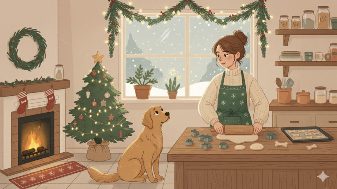 Galletas navideñas naturales para perros (y gatos curiosos)