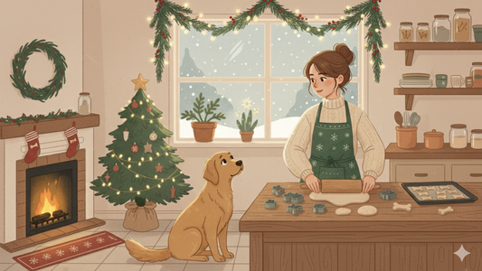 Galletas navideñas naturales para perros (y gatos curiosos)