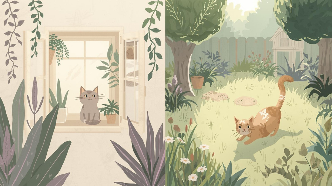 ¿Gatos indoor o outdoor? Encuentra el equilibrio perfecto 🐾