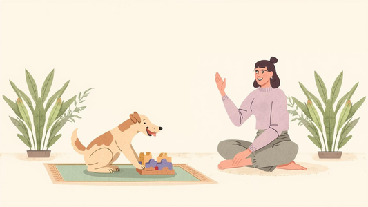 Juguetes cognitivos para perros: calma, vínculo y bienestar mental