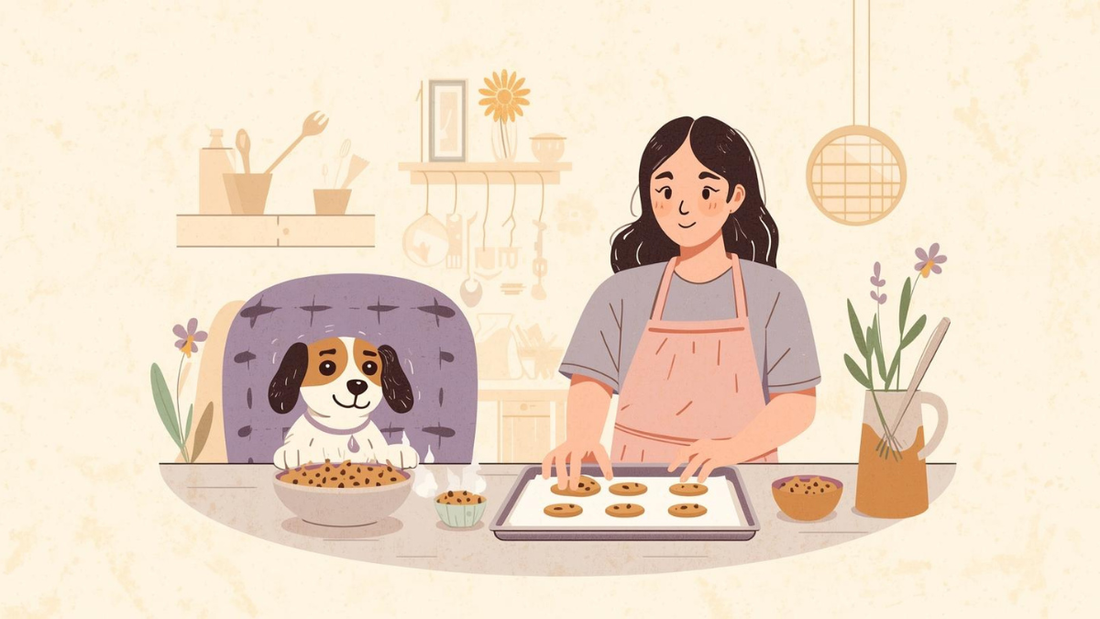 Receta Karu Auka: galletas caseras con chips de vacuno 🐾