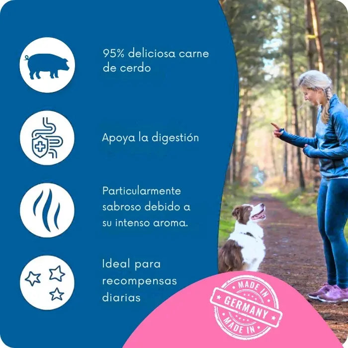 Stripes Snacks Pork | Tiras de cerdo premium Alemanas