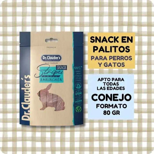 Stripes Snacks Rabbit | Tiras de conejo premium Alemanas