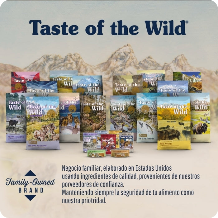 Taste of the Wild: Una marca familiar, proveninete de Estados Unidos