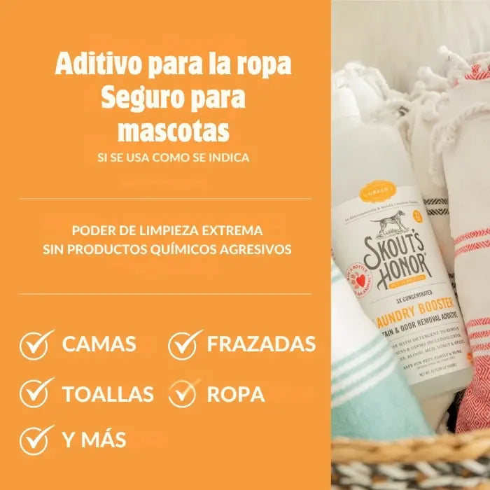 Eliminador de olores de orina para ropa Laundry Booster Skouts Honor