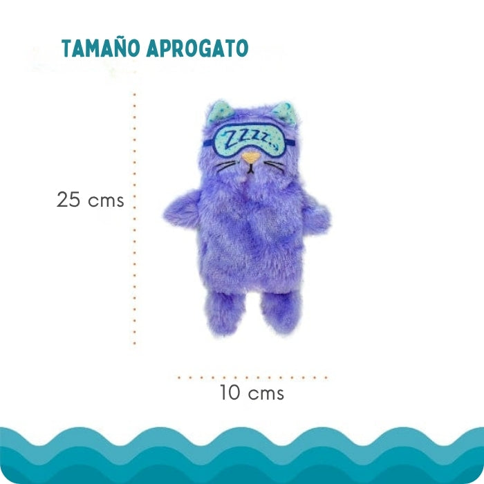 Tamaño peluche relajante para gatos 5cms x 10 cms