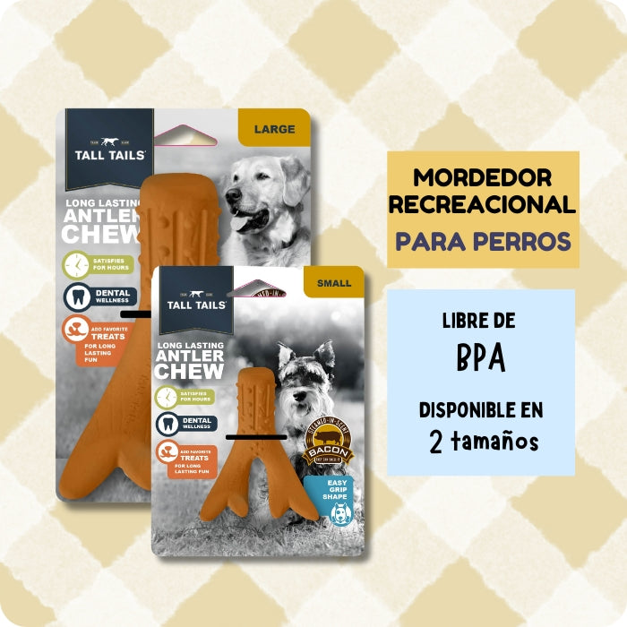 Mordedor recreacional para perros Long Lasting antler Chew ideal para roer