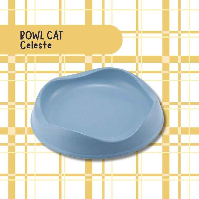 Plato bajo para gatos de bambú | Bowl Cat Beco