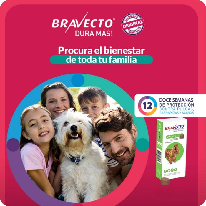Bravecto, dura más: Procura el bienestar de toda tu familia