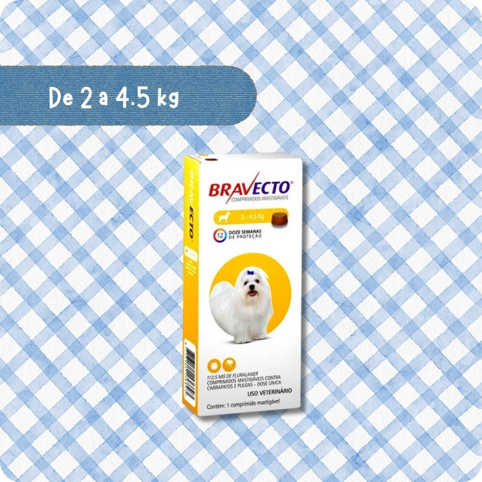 Bravecto de 2 a 4.5 kg 
