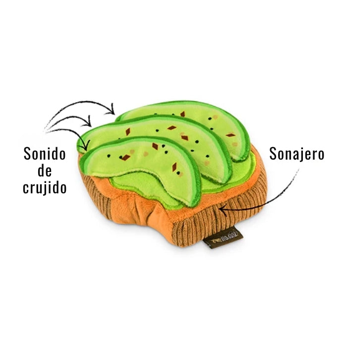 Caracteristicas juguete de peluche sensorial para perros con os sonidos y texturas diferentes