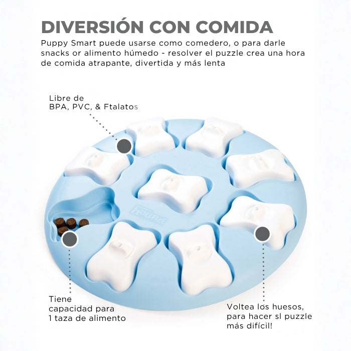 Características juguete cognitivo para perros nivel 1 Puppy Dog Smart Nina Ottosson