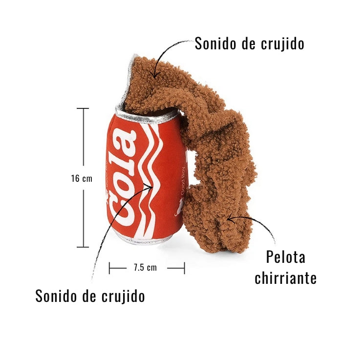 Caracteristicas peluche sensorial para perros Good Boy Cola