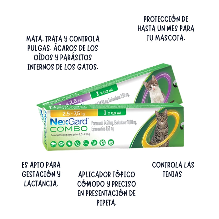 Características Nexgard Combo 