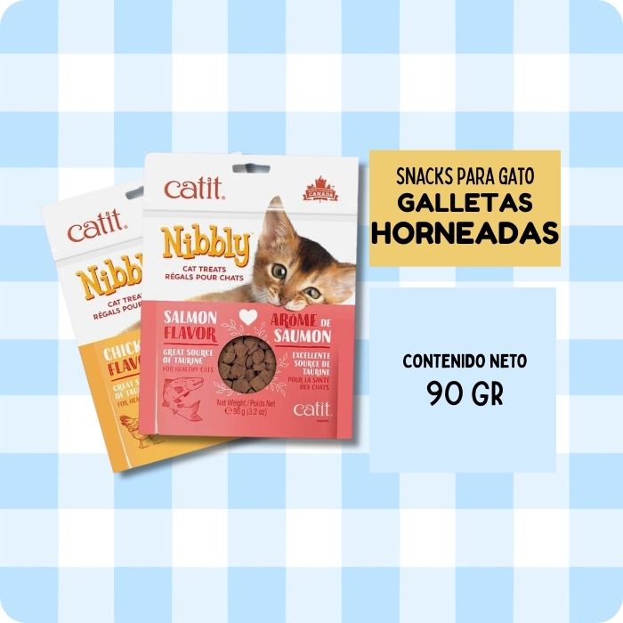Snacks naturales para Gato Nibbly Catit