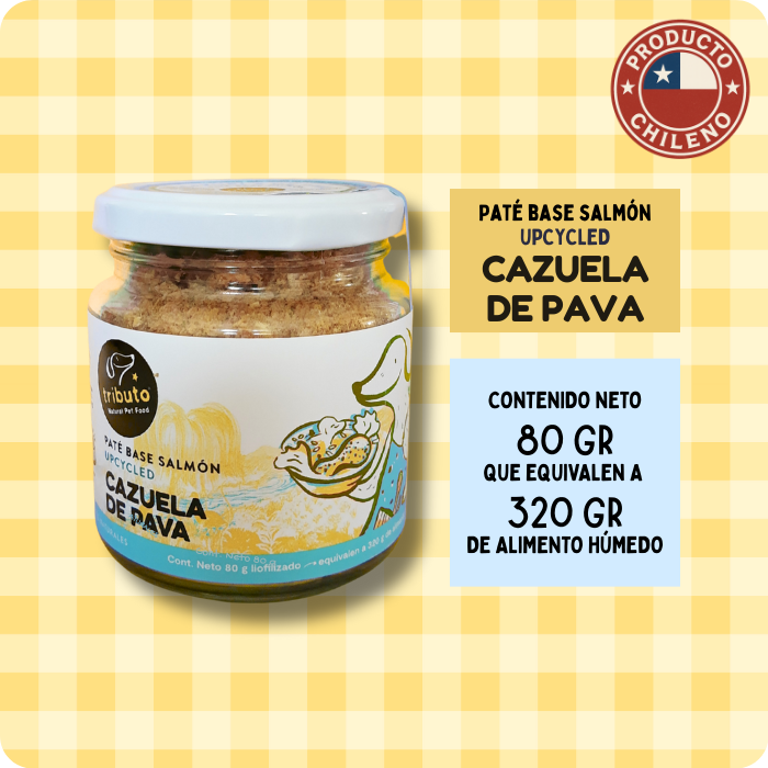 Paté lioilizado receta Cazuela de Pava Tributo