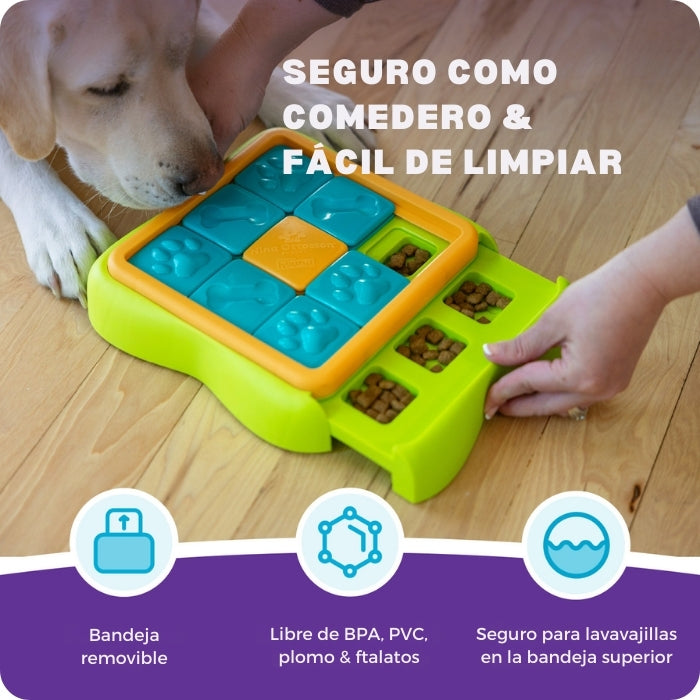 Challenge slider es seguro como comedero y fácil de limpiar. La bandeja se remueve completa. Es libre de BPA, PVC, de plomo y ftalatos. Es seguro para la bandeja superior del lavavajillas.