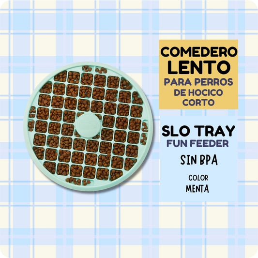 Comedero Lento Slo Tray para perros de hocico corto de Outward Hound