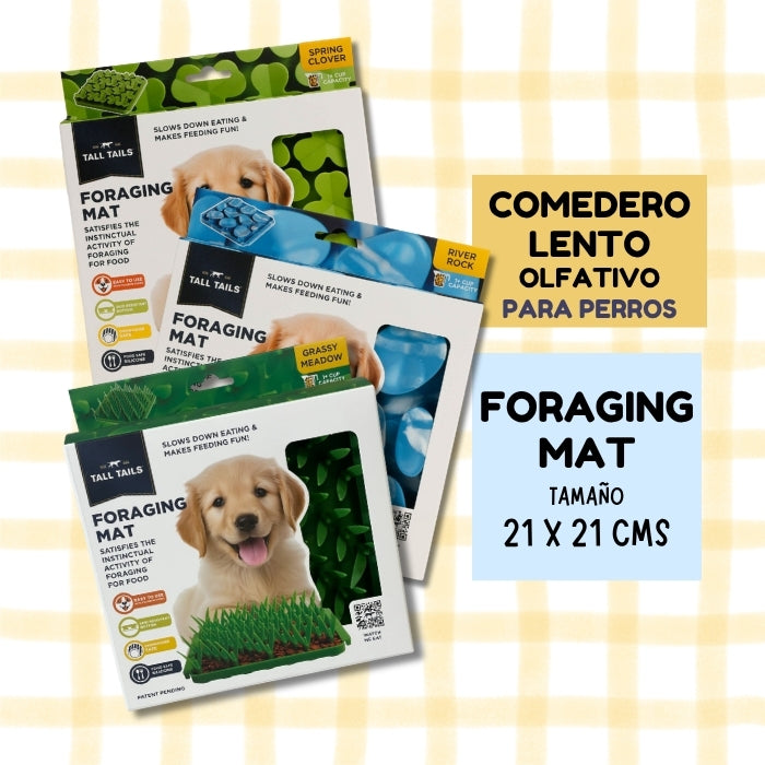 Comedero lento olfativo tall tails para perro foraging mat