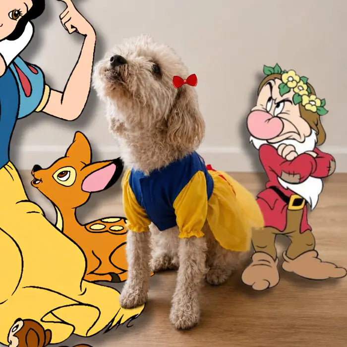 Disfraz de Blancanieves para perros y gatos | Confección Nacional