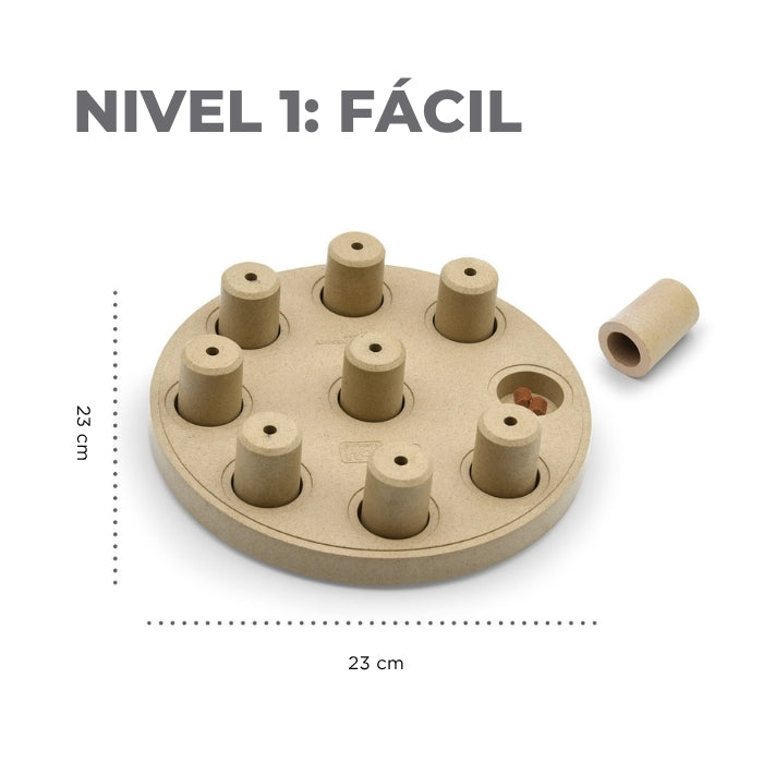 Propiedades juguete cognitivo nivel 1 para perros tipo puzzle Nina Ottoson Dog Smart composite