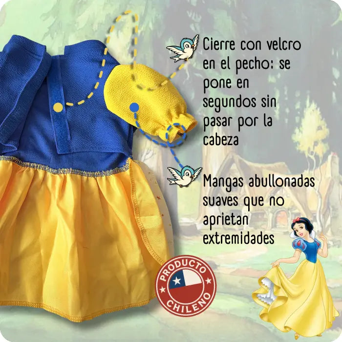 Disfraz de Blancanieves para perros y gatos | Confección Nacional