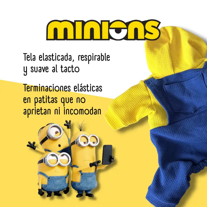 Disfraz de Minion para perros y gatos | Confección Nacional