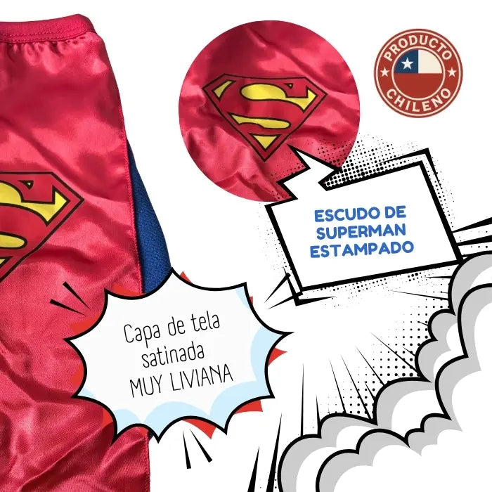 Disfraz de Superman para perros y gatos | Confección Nacional