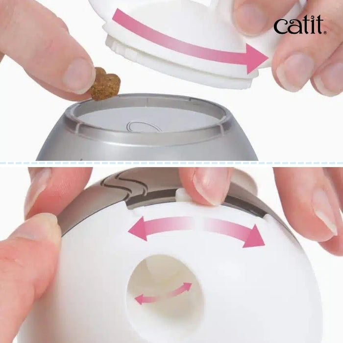 Cómo rellenar juguete cognitivo para gatos Catit Pixi Modelo ratón o gallo