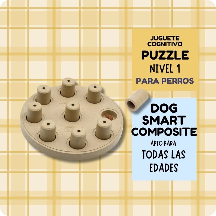 Juguete cognitivo para perros de todas las edades Nivel 1 tipo puzzle Dog Smart Composite Nina Ottosson