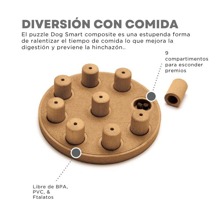 Características Dog Smart Composite puzzle para perros nivel 1 Nina Ottosson