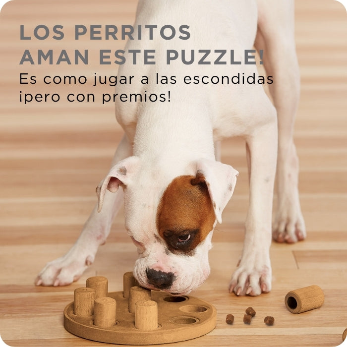 Los perritos aman el juguete cognitivo nivel 1 tipo puzzle Dog Smart Composite de Nina Ottoson