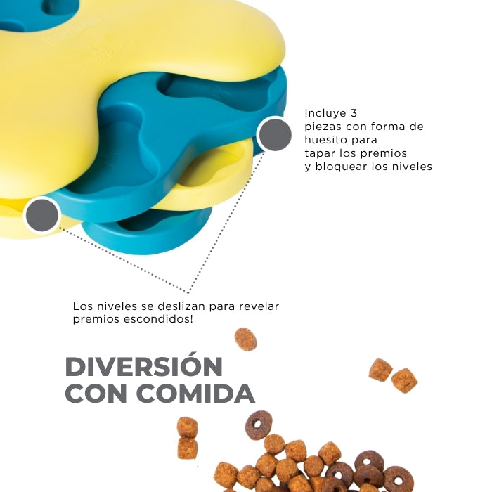 Propiedades Puzzle cognitivo para perros Dog Tornado nivel 2 de Nina Ottosson