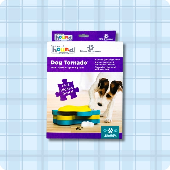 Caja juguete cognitivo para perros de todas las edades nivel 2 Dog Tornado de Nina Ottosson