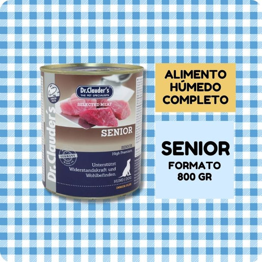 Alimento húmedo completo para perros 100% natural Senior Dr Clauder's