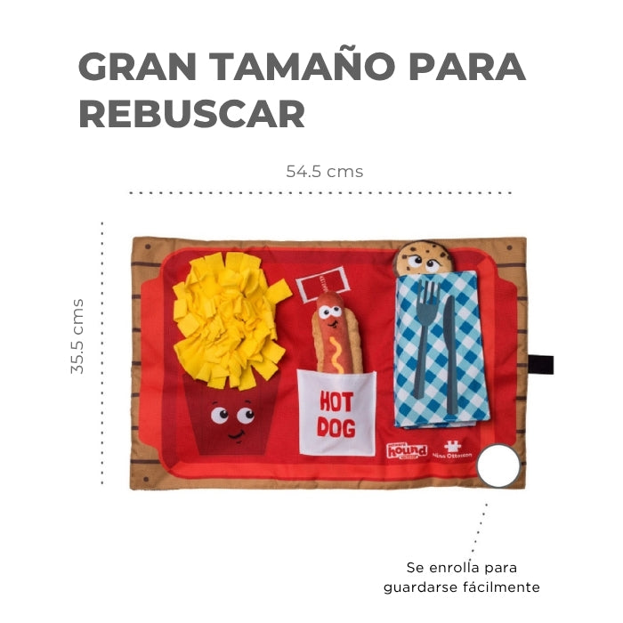 Descripcion alfombra olfativa Activity Matz Nina Ottosson Fast Food Fun