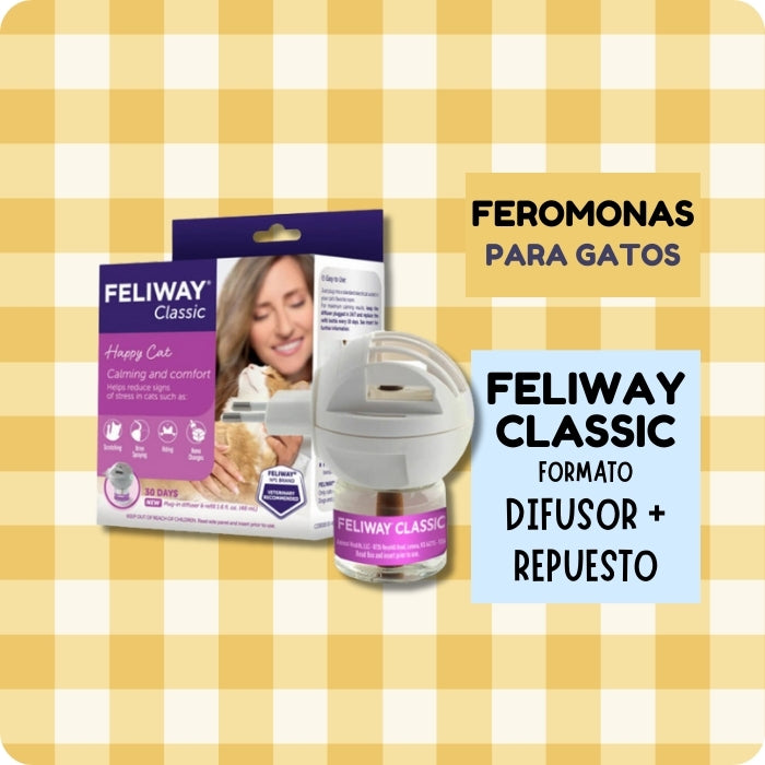 Feliway Classic difusor más repuesto feromonas para gatos
