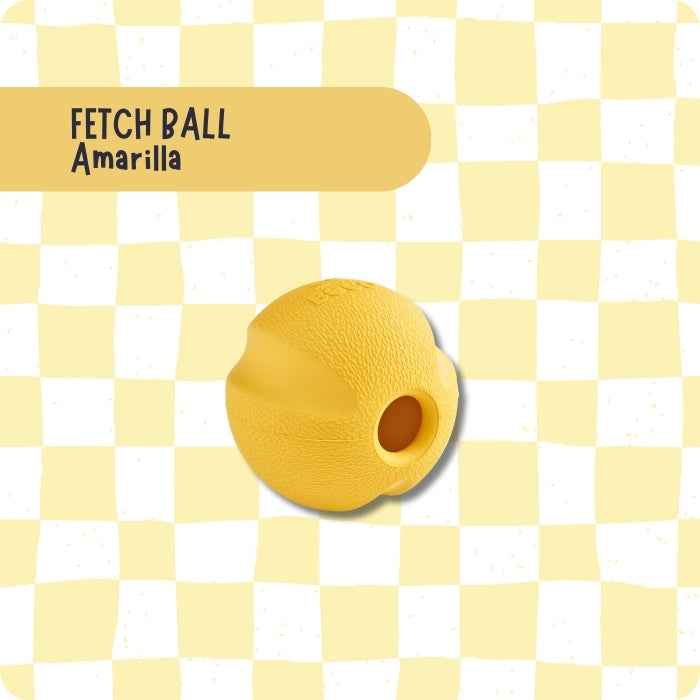 Pelota rellenable para perros de goma natural | Fetch Ball Beco