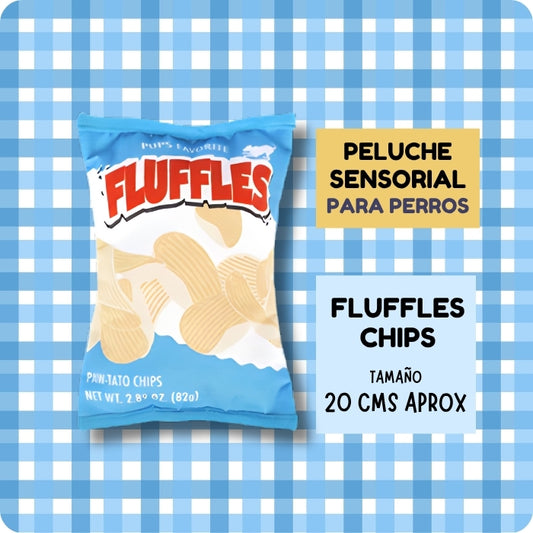 Peluche sensorial para perros Fluffles chips