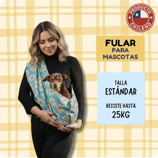 Transportador para mascotas de tela ergonómico talla estándar Nala Boutique