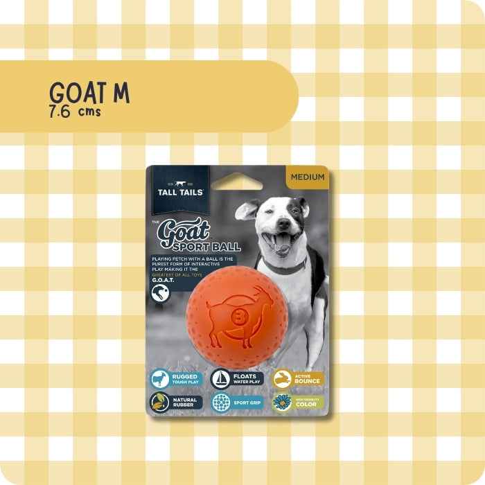 Juguete interactivo para perros – Pelota deportiva GOAT