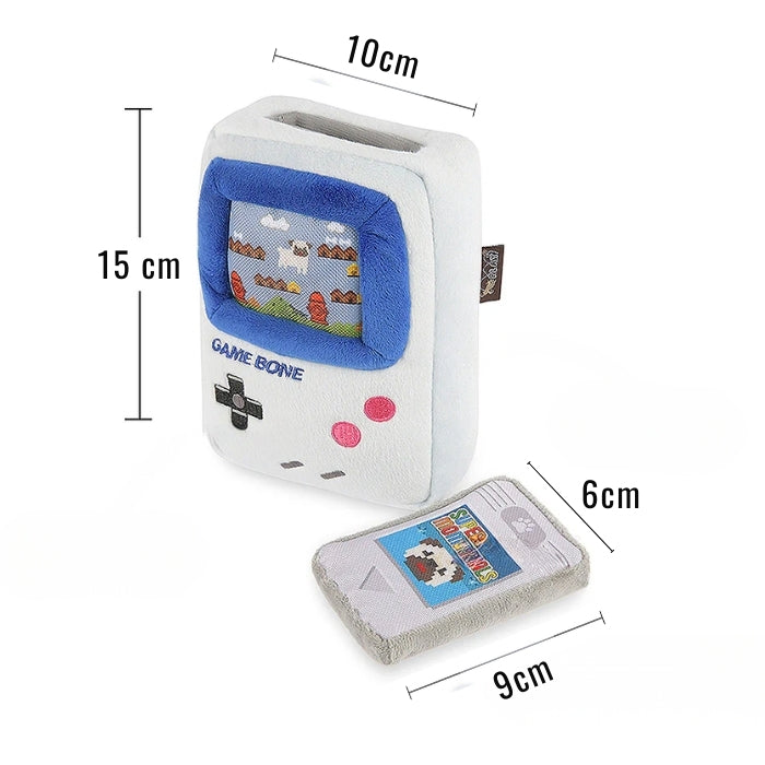 Game Bone peluche sensorial para perros de P.L.A.Y dimensiones aproximadas