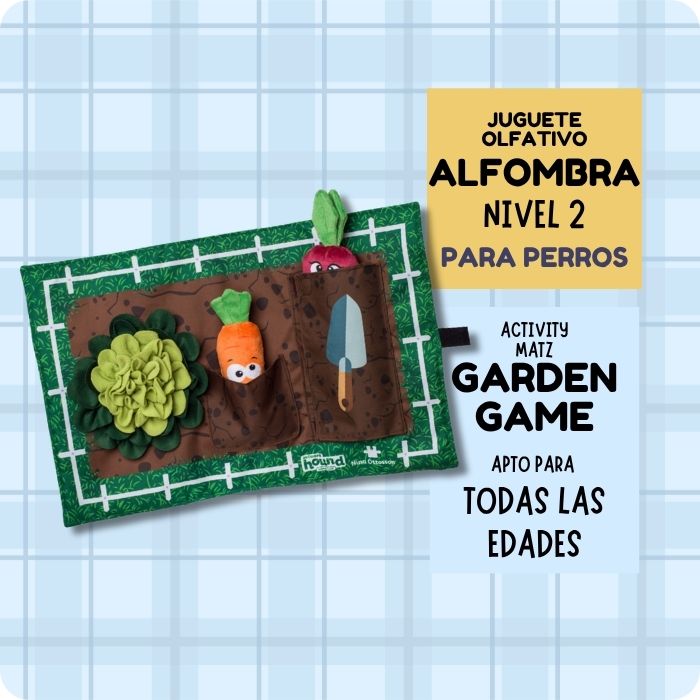 Alfombra olfativaa para perros de todas las edades Nina Ottosson Activity Matz Garden Game