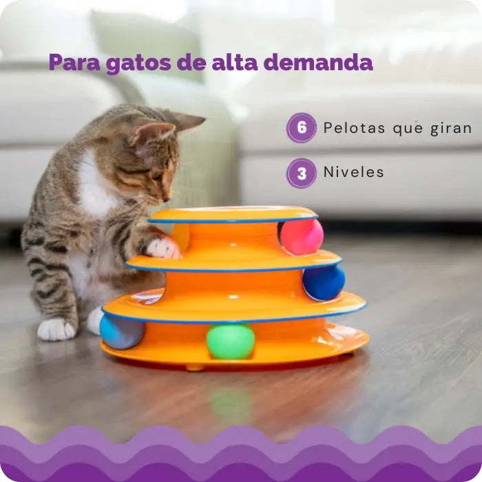 Juguete Interactivo Torre de Pistas Tower of Tracks Petstages