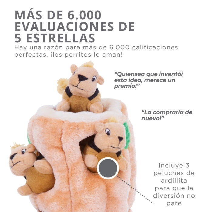 Hide a Squirrel - Peluche cognitivo